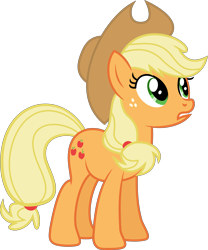 Size: 5083x6105 | Tagged: safe, artist:8-notes, artist:hawk9mm, character:applejack, ponyscape, episode:appleoosa's most wanted, g4, my little pony: friendship is magic, .svg available, absurd resolution, clothing, cowboy hat, female, freckles, hat, simple background, solo, stetson, transparent background, vector
