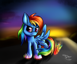 Size: 1200x1000 | Tagged: safe, artist:ferasor, character:rainbow dash, back to the future, female, solo
