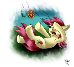 Size: 1100x1000 | Tagged: safe, artist:ferasor, character:roseluck, female, solo, the horror, zinnia