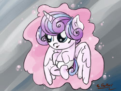 Size: 800x600 | Tagged: safe, artist:feather, character:princess flurry heart, species:pony, episode:the crystalling, g4, my little pony: friendship is magic, baby, baby pony, blep, female, solo, tongue out
