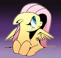 Size: 1000x950 | Tagged: safe, artist:talimingi, character:fluttershy, crying, female, sad, sad pony, solo