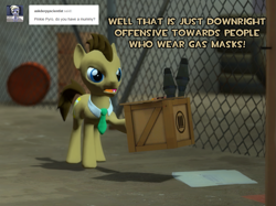Size: 1037x776 | Tagged: safe, artist:php74, character:doctor whooves, character:time turner, species:pony, 3d, ask, crossover, doctor who, gmod, male, pony fortress 2, stallion, team fortress 2, tumblr