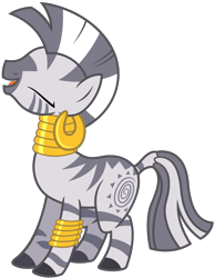 Size: 4900x6300 | Tagged: safe, artist:reginault, character:zecora, species:zebra, absurd resolution, ear piercing, earring, female, jewelry, leg rings, neck rings, piercing, simple background, solo, transparent background, vector