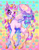 Size: 548x700 | Tagged: safe, artist:njeekyo, character:princess cadance, color porn, eyestrain warning, female, psychedelic, solo, unshorn fetlocks