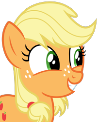 Size: 4250x5250 | Tagged: safe, artist:reginault, character:applejack, species:earth pony, species:pony, episode:where the apple lies, g4, my little pony: friendship is magic, absurd resolution, cute, female, happy, jackabetes, simple background, solo, teenage applejack, transparent background, vector