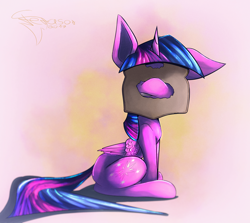 Size: 1600x1427 | Tagged: safe, artist:ferasor, character:twilight sparkle, character:twilight sparkle (alicorn), species:alicorn, species:pony, bread, bread head, female, food, simple background, sitting, solo, unamused