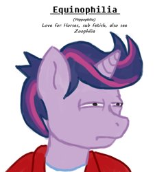 Size: 540x558 | Tagged: dead source, safe, artist:sehad, character:twilight sparkle, species:anthro, big book of fetishes, female, futurama, meme, not sure if, philip j. fry, simple, simple background, solo, squint, white background