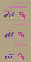 Size: 504x1008 | Tagged: safe, artist:verve, character:pinkie pie, character:twilight sparkle, character:twilight sparkle (alicorn), species:alicorn, species:pony, episode:a flurry of emotions, g4, my little pony: friendship is magic, armband, ask genie twilight, clone, comic, gem, genie, headband, horn ring, jewelry, leg brace, multeity, pixel art, sparkle sparkle sparkle, twolight, wing jewelry