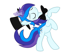 Size: 2732x2048 | Tagged: safe, artist:prismaticstars, oc, oc only, oc:cardstar clef, species:pony, species:unicorn, bow tie, clothing, female, hat, high res, magic, mare, rearing, simple background, solo, top hat, transparent background