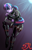 Size: 3300x5100 | Tagged: safe, artist:swiftriff, character:twilight sparkle, character:twilight sparkle (unicorn), species:anthro, species:unguligrade anthro, species:unicorn, g4, absurd resolution, alternate hairstyle, crossover, female, final fantasy, final fantasy xiv, kunai, kunoichi, mare, ninja, ponytail, signature, solo, weapon
