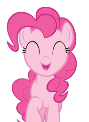 Size: 2008x2760 | Tagged: safe, artist:ocarina0ftimelord, character:pinkie pie, species:pony, episode:a friend in deed, g4, my little pony: friendship is magic, female, simple background, solo, transparent background, vector, vector trace