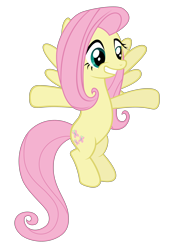 Size: 2518x3732 | Tagged: safe, artist:ocarina0ftimelord, character:fluttershy, species:pegasus, species:pony, episode:may the best pet win, g4, my little pony: friendship is magic, female, mare, simple background, solo, transparent background, vector, vector trace