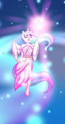 Size: 900x1721 | Tagged: safe, artist:breeoche, character:princess celestia, species:alicorn, species:anthro, species:pony, species:unguligrade anthro, abstract background, clothing, draw this again, female, open mouth, solo