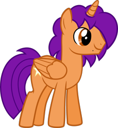 Size: 5746x6182 | Tagged: safe, artist:nupiethehero, oc, oc only, oc:nupie, species:alicorn, species:pony, absurd resolution, alicorn oc, purple hair, purple hair is sexy, simple background, transparent background