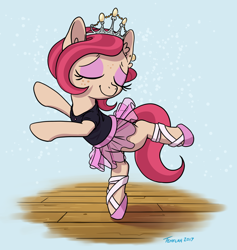 Size: 1080x1140 | Tagged: safe, artist:tehflah, oc, oc only, species:pony, ballerina, ballet, clothing, dancing, eyes closed, solo, tutu