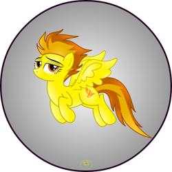 Size: 5000x5000 | Tagged: safe, artist:lakword, character:spitfire, species:pegasus, species:pony, absurd resolution, female, flying, happy, simple background, smiling, solo, transparent background, wonderbolts
