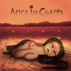 Size: 1500x1500 | Tagged: safe, artist:aldobronyjdc, species:pony, album cover, alice in chains, female, mare, ponified, ponified album cover, solo