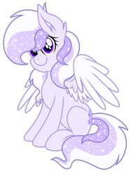 Size: 2048x2732 | Tagged: safe, artist:prismaticstars, oc, oc only, oc:starstorm slumber, species:pegasus, species:pony, 2018 community collab, derpibooru community collaboration, cute, female, happy, looking at you, mare, simple background, sitting, smiling, solo, spread wings, transparent background, wings