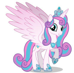 Size: 2477x2455 | Tagged: safe, artist:gihhbloonde, character:princess flurry heart, crown, female, jewelry, older, older flurry heart, regalia, solo