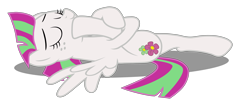 Size: 6848x2896 | Tagged: safe, artist:mundschenk85, character:blossomforth, species:pony, female, flexible, high res, simple background, solo, splits, that pony sure is flexible, transparent background, vector