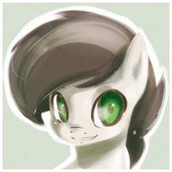 Size: 1000x1000 | Tagged: safe, artist:derpiihooves, oc, oc only, species:pony, bust, portrait, simple background, solo