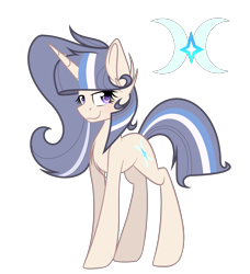 Size: 2409x2641 | Tagged: safe, artist:galaxyswirlsyt, oc, oc:silver swirls, species:pony, species:unicorn, female, high res, mare, simple background, solo, transparent background