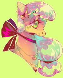 Size: 460x573 | Tagged: safe, artist:njeekyo, character:applejack, species:pony, cute, female, jackabetes, mare, solo