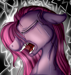 Size: 935x984 | Tagged: safe, artist:galaxyswirlsyt, character:pinkamena diane pie, character:pinkie pie, species:pony, bust, crying, female, portrait, solo