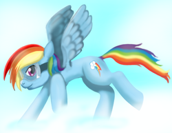 Size: 3300x2550 | Tagged: safe, artist:gunslingerpen, character:rainbow dash, species:pegasus, species:pony, action pose, cloud, cloudy, female, goggles, high res, mare, photoshop, solo