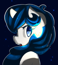 Size: 715x800 | Tagged: safe, artist:acharmingpony, oc, oc only, species:pony, cute, looking at you, looking back, looking back at you, stars