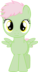 Size: 547x1031 | Tagged: safe, artist:chipmagnum, oc, species:pegasus, species:pony, female, filly, simple background, solo, transparent background, vector