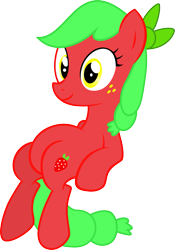 Size: 889x1268 | Tagged: safe, artist:chipmagnum, oc, oc only, species:earth pony, species:pony, female, mare, meme, simple background, sitting, sitting lyra, smiling, solo, transparent background