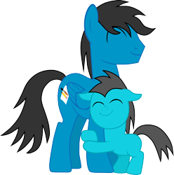 Size: 1114x1124 | Tagged: safe, artist:chipmagnum, oc, oc only, species:earth pony, species:pegasus, species:pony, colt, male, simple background, stallion, transparent background