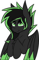 Size: 333x512 | Tagged: safe, artist:bitrate16, oc, oc only, oc:eytlin, species:pegasus, species:pony, heart eyes, looking at you, simple background, smiling, solo, sticker, transparent background, vector, wingding eyes