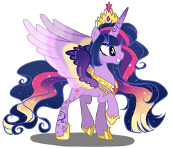 Size: 2000x1700 | Tagged: safe, artist:gihhbloonde, character:twilight sparkle, character:twilight sparkle (alicorn), species:alicorn, species:pony, female, mare, next generation, redesign, simple background, solo, transparent background