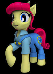 Size: 2500x3500 | Tagged: safe, artist:argos90, character:torque wrench, species:pony, friendship is magic: rainbow roadtrip, g4, my little pony: friendship is magic, 3d, atorqueable, cute, female, solo, that was fast