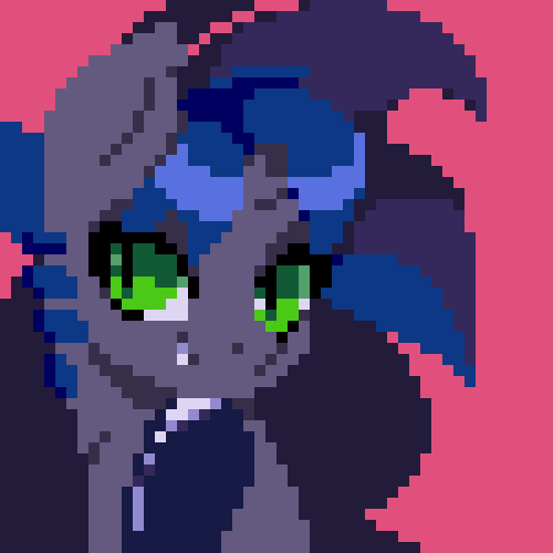 Size: 500x500 | Tagged: safe, artist:stockingshot56, oc, oc only, oc:kuro, species:bat pony, species:pony, animated, bat pony oc, bust, clothing, gloves, icon, latex, latex gloves, licking, loop, pixel art, portrait, tongue out