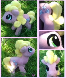 Size: 2531x3000 | Tagged: safe, artist:noxi1_48, character:millie, species:earth pony, species:pony, background pony, felt, fetch, fleece, green eyes, irl, minky, no mouth, no nostrils, photo, plushie, standing