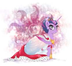 Size: 1270x1165 | Tagged: safe, artist:tiffanymarsou, character:twilight sparkle, character:twilight sparkle (alicorn), species:alicorn, species:pony, clothing, dress, female, mare, solo