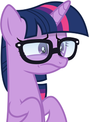 Size: 6000x8200 | Tagged: safe, artist:caliazian, character:twilight sparkle, character:twilight sparkle (scitwi), species:pony, species:unicorn, equestria girls:spring breakdown, g4, my little pony: equestria girls, my little pony:equestria girls, spoiler:eqg series (season 2), .ai available, absurd resolution, equestria girls ponified, female, glasses, mare, ponified, simple background, solo, transparent background, unicorn sci-twi, vector