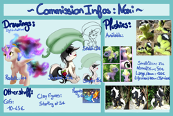 Size: 3000x2000 | Tagged: safe, artist:noxi1_48, species:pony, advertisement, commission info, drawing, magnet, old, plushie