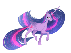 Size: 2048x1536 | Tagged: safe, artist:whalepornoz, character:twilight sparkle, character:twilight sparkle (alicorn), species:alicorn, species:pony, episode:the last problem, g4, my little pony: friendship is magic, season 9, spoiler:s09, female, long mane, long tail, mare, princess twilight 2.0, simple background, solo, transparent background, unarmored