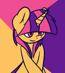 Size: 722x814 | Tagged: safe, artist:color-spark, oc, oc:color spark, species:pony, species:unicorn, female, mare, semi-anthro, solo