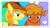 Size: 99x56 | Tagged: safe, artist:cascayd, character:braeburn, character:little strongheart, ship:braeheart, deviantart stamp, female, male, shipping, stamp, straight