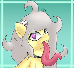 Size: 1836x1700 | Tagged: safe, artist:big brawler, oc, oc only, oc:spettra, oc:spokey, species:earth pony, species:pony, brooch, ghost, ghost pony, jewelry, long tongue, necklace, photo, solo, tongue out