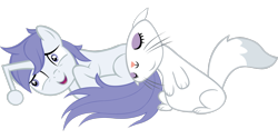 Size: 3464x1732 | Tagged: safe, artist:ocarina0ftimelord, character:opalescence, oc, oc:discentia, species:pony, species:unicorn, female, insanity, mare, ponified, reddit, simple background, transparent background, vector, worried