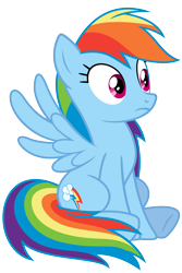 Size: 2800x4200 | Tagged: safe, artist:reginault, character:rainbow dash, species:pegasus, species:pony, episode:the cutie map, g4, my little pony: friendship is magic, .svg available, female, simple background, solo, surprised, transparent background, vector