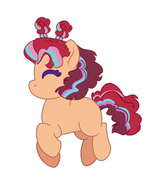 Size: 1016x1164 | Tagged: safe, artist:fallen-astronomy, artist:strawberry-spritz, base used, oc, oc only, parent:cheese sandwich, parent:twilight sparkle, parents:cheeselight, species:earth pony, species:pony, female, filly, offspring, pigtails, simple background, transparent background
