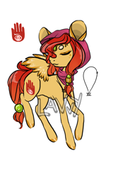 Size: 1000x1500 | Tagged: safe, artist:lavvythejackalope, oc, oc only, species:pegasus, species:pony, eyes closed, hood, jewelry, necklace, pegasus oc, simple background, solo, white background, wings