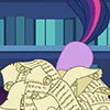 Size: 100x100 | Tagged: safe, artist:foxbeast, character:twilight sparkle, species:pony, animated, ass up, butt, butt shake, cute, female, gif, plot, scroll, solo, twiabetes, twibutt, twilight's castle, wiggle